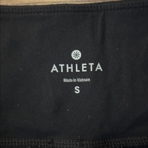 Athleta Black Wide Leg Yoga Pants - Picture 2 of 3